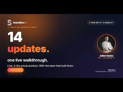 SalesMind AI April 2026 Release: 14 Updates Built To Book More Meetings