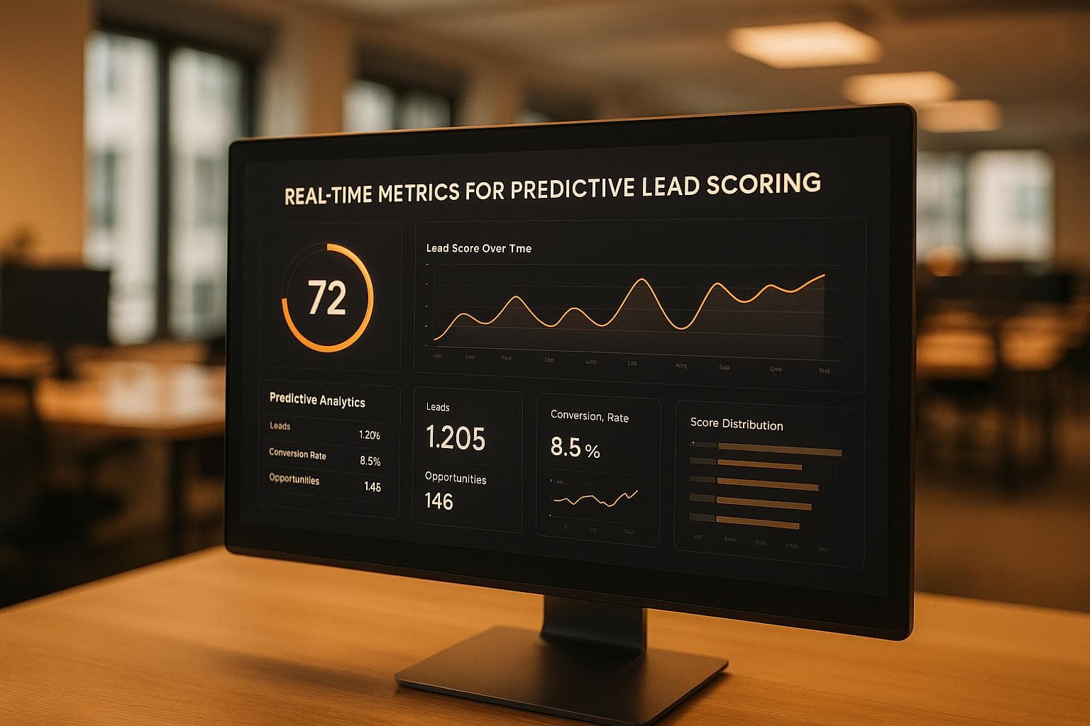 Métricas en tiempo real para puntuación predictiva de clientes potenciales