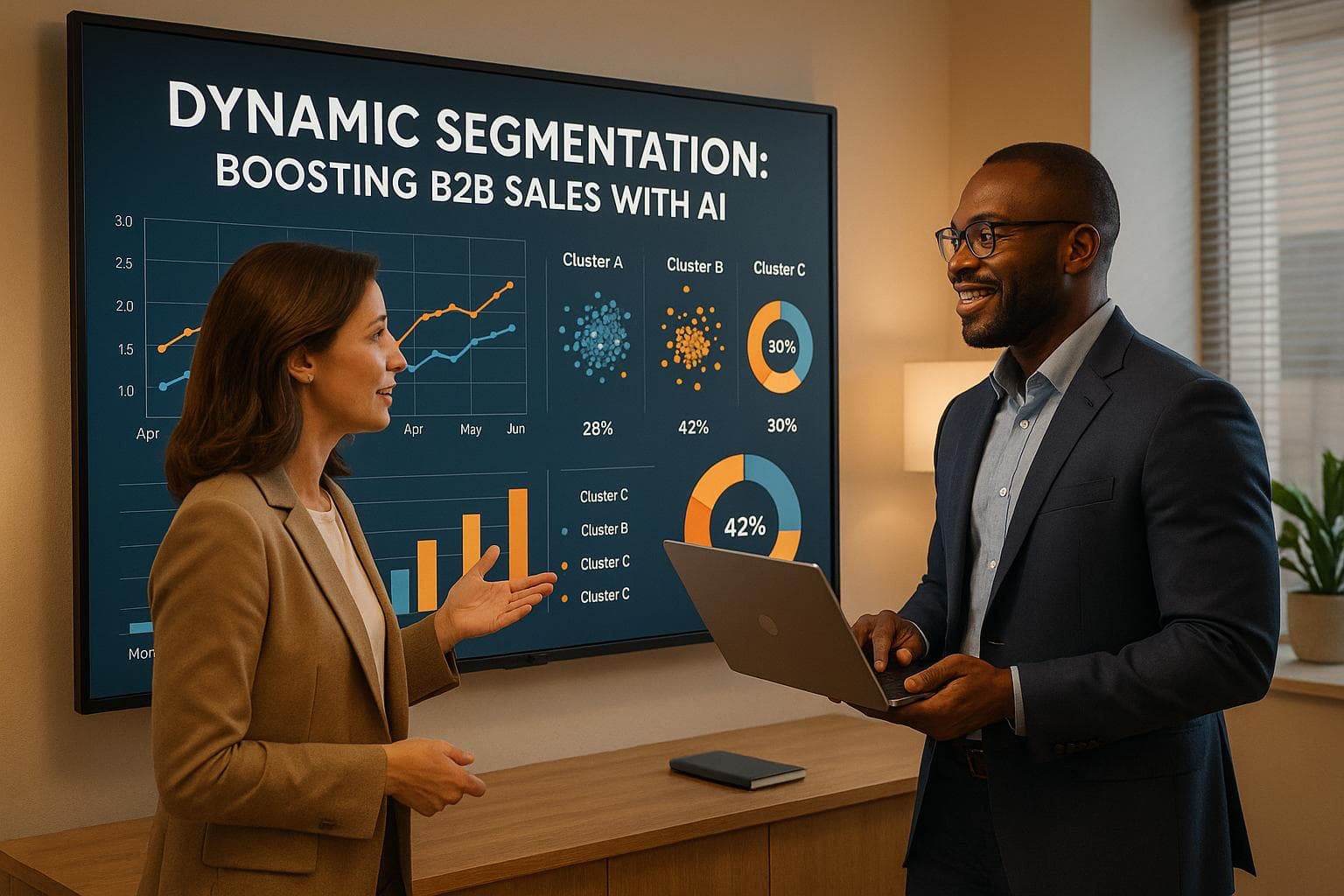 Segmentación dinámica: Impulsar las ventas de B2B con AI
