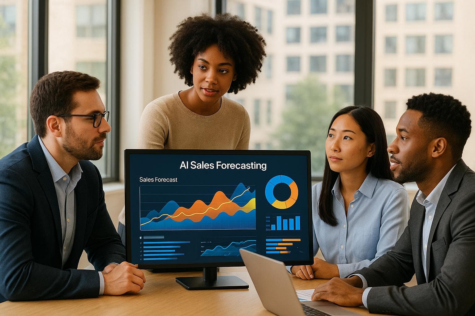 Cómo AI mejora la precisión de la previsión de ventas