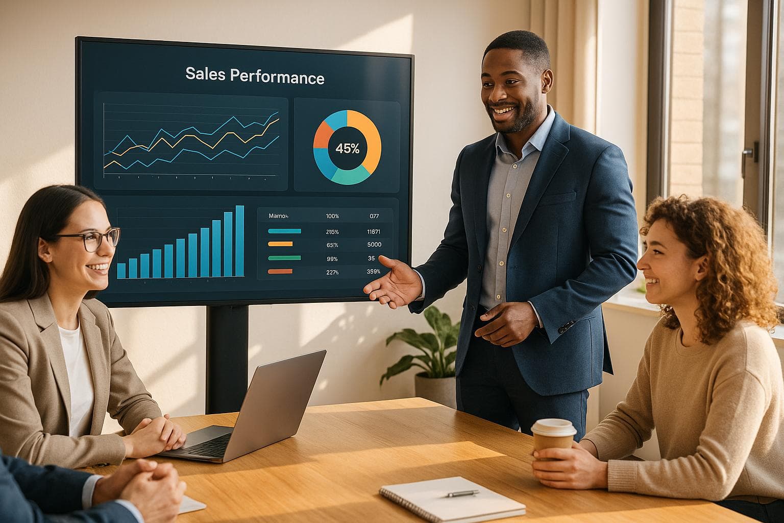 Principales métricas del rendimiento de la herramienta de ventas AI