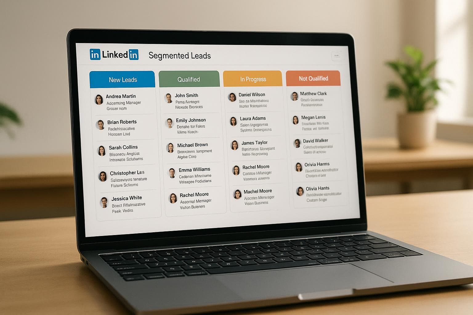 AI-Segmentación de clientes potenciales impulsada para LinkedIn alcance