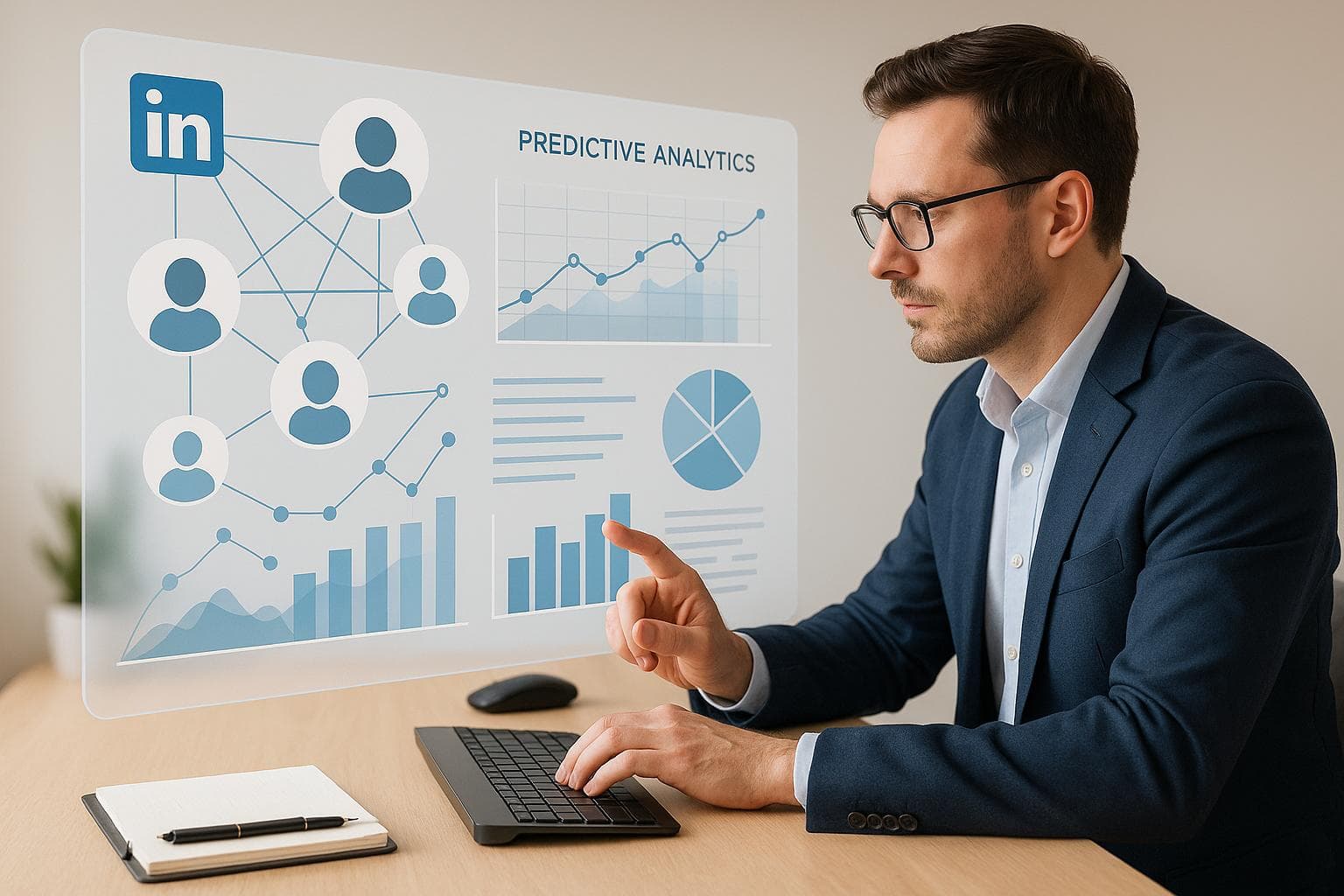 Cómo el análisis predictivo mejora el alcance de LinkedIn