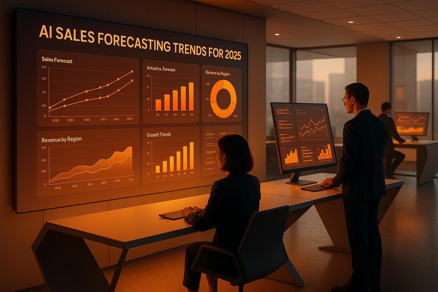 AI Tendencias de previsión de ventas para 2025