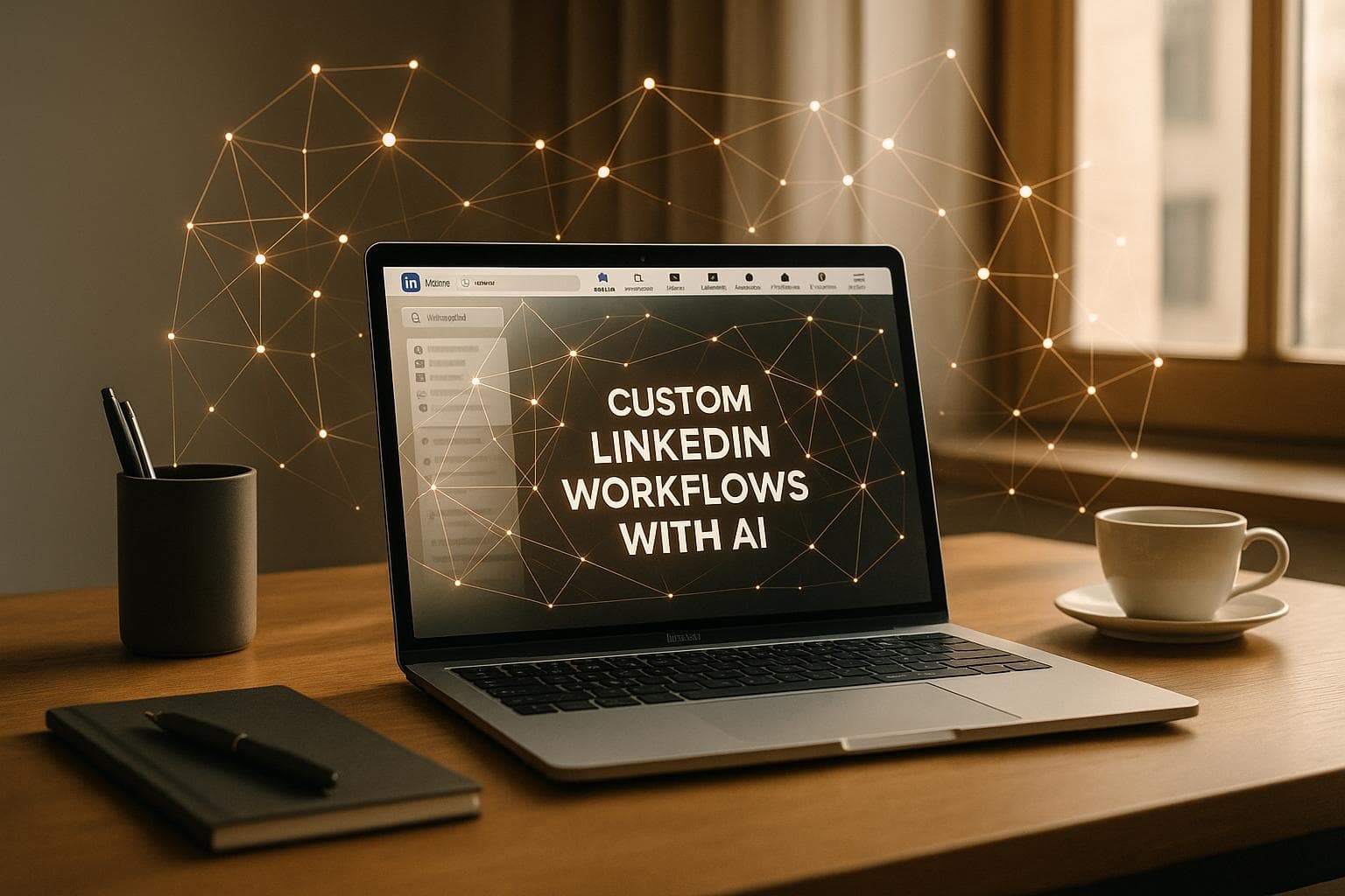 Flujos de trabajo LinkedIn personalizados con AI