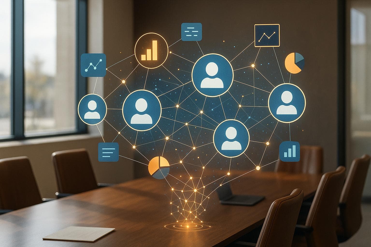 AI Tendencias en LinkedIn Colaboración grupal