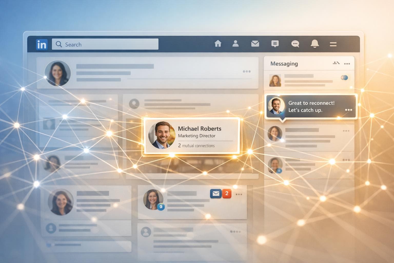 AI en LinkedIn Reintegración de clientes potenciales