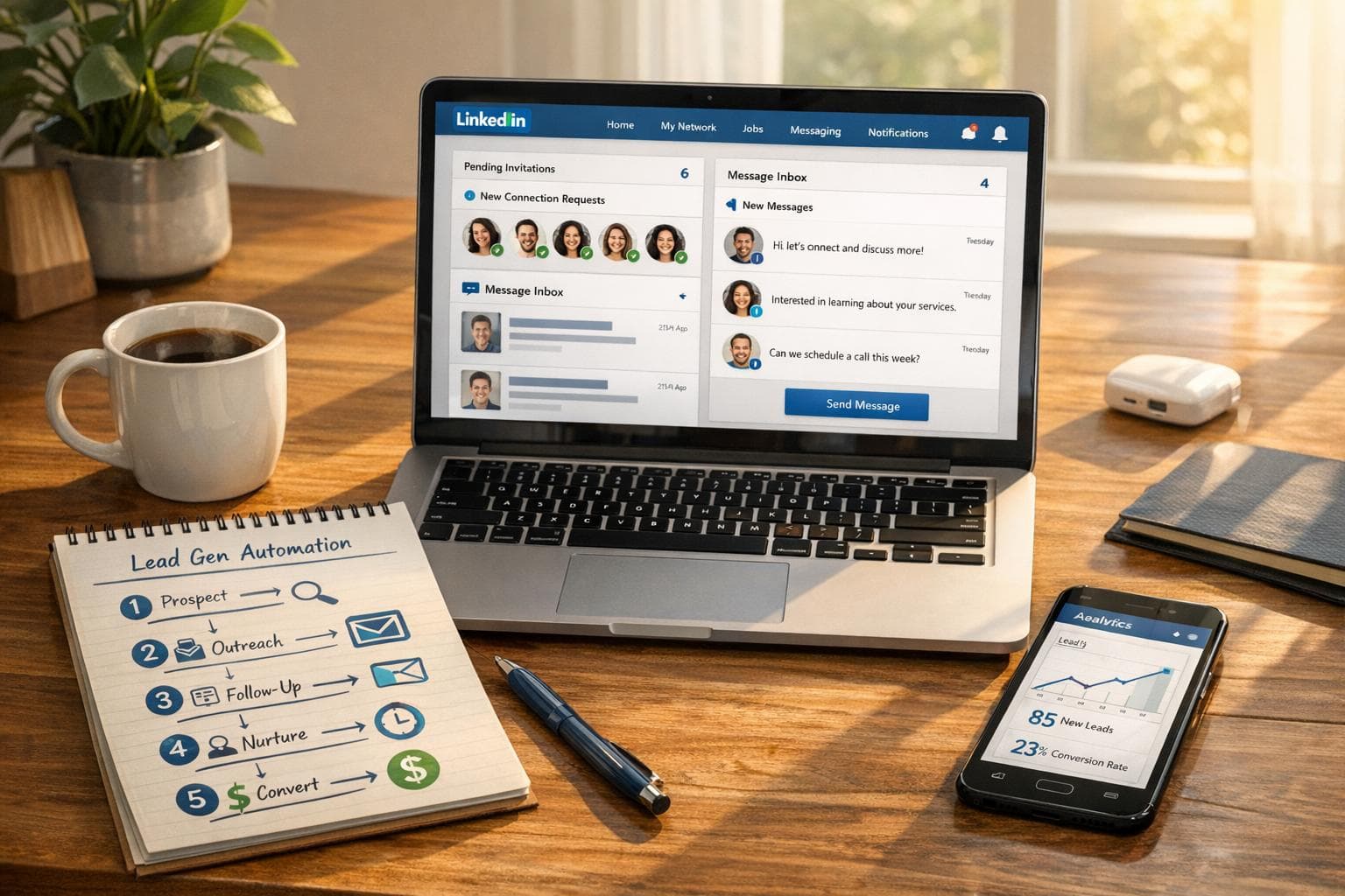 5 pasos para automatizar la generación de leads en LinkedIn