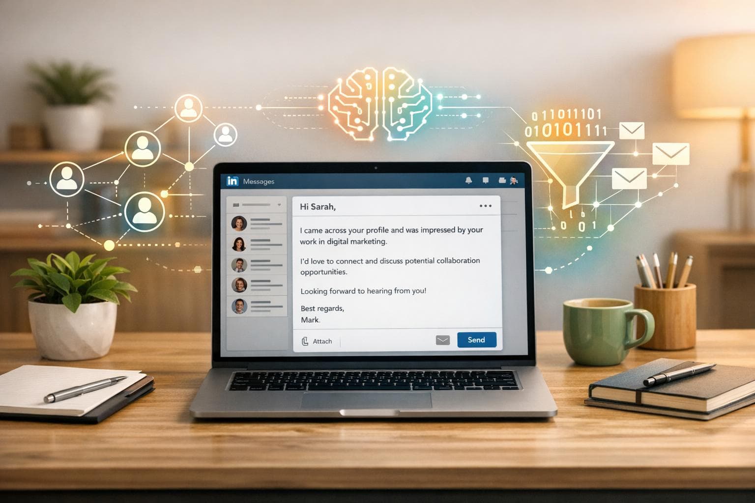 7 AI tácticas para LinkedIn divulgación